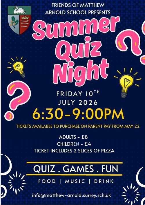 FOMA Quiz Night 10 July 26